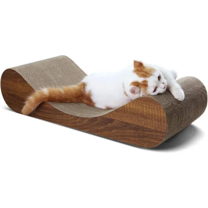 Cat Scratcher Cardboard Lounge Bed, Cat Scratching Pad, Pet Lounger