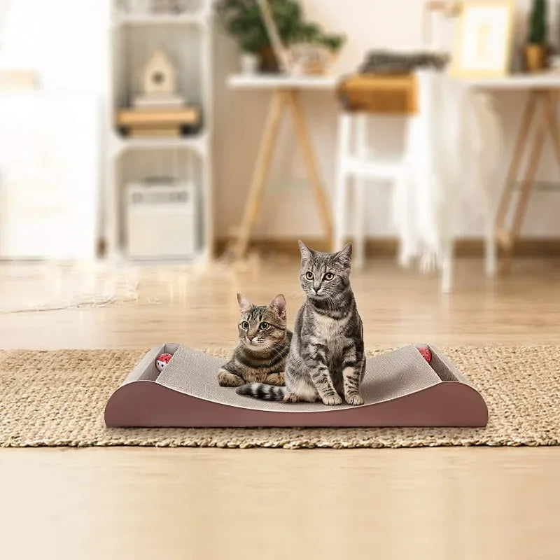 Cat Scratcher Cardboard Lounge Bed, Cat Scratching Pad, Pet Lounger