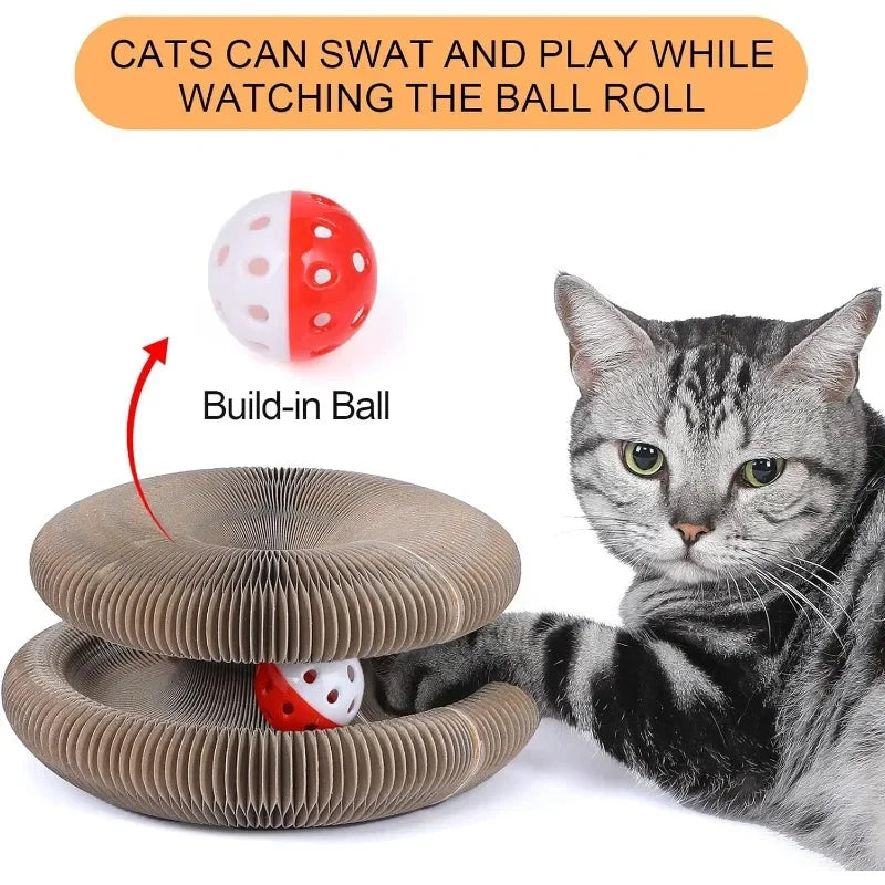 Cat Scratcher Cardboard Lounge Bed, Cat Scratching Pad, Pet Lounger